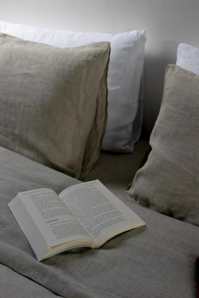 European Flax Linen Bed Sheet Set: 180 gsm Medium Weight